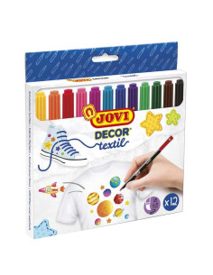 ROTULADOR TEXTIL JOVI 12 COLORES