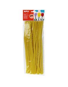 LIMPIAPIPAS 30CM AMARILLOS BOLSA 50 UDS