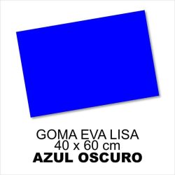 GOMA EVA LISA 40X60CM 2MM AZUL OSCURO