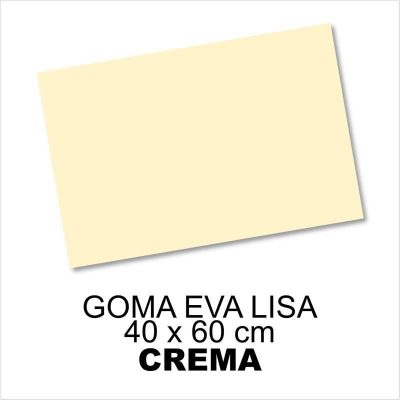 GOMA EVA LISA 40X60CM 2MM CREMA