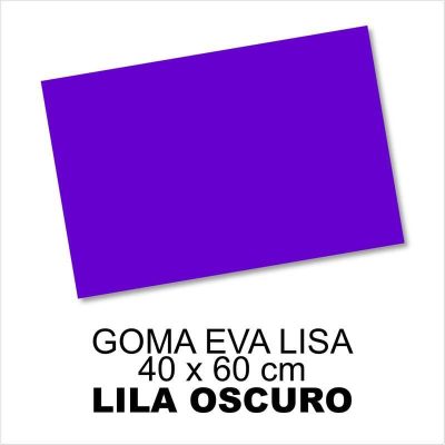 GOMA EVA LISA 40X60CM 2MM LILA OSCURO