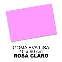 GOMA EVA LISA 40X60CM 2MM ROSA