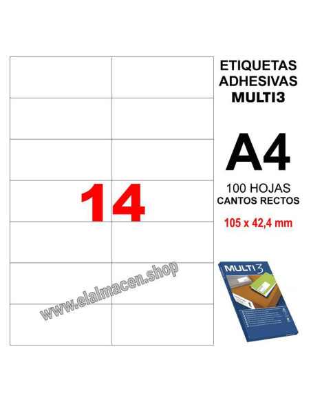 ETIQUETA MULTI3 105 X 42 4 100H 4710