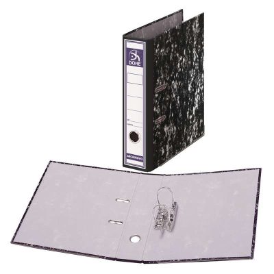 ARCHIVADOR PALANCA DOHE F L/A NEGRO JASPEADO