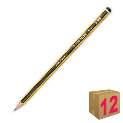 LÁPIZ STAEDTLER NORIS No1 B CAJA 12 UDS