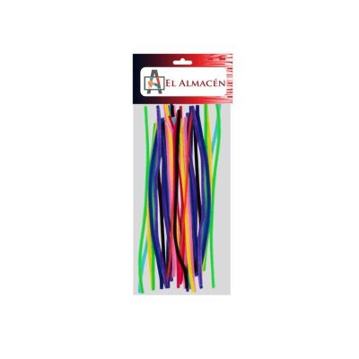 LIMPIAPIPAS 30CM COLORES SURTIDOS BOLSA 100 UDS
