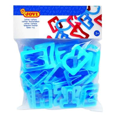 MOLDES JOVI 26 LETRAS ABECEDARIO SURTIDAS