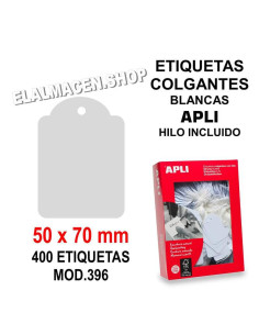 ETIQUETA COLGANTE APLI 50X70MM CAJA 500UD REF 396