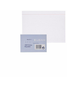 FICHAS LOAN RAYADAS Nº1 65X95MM 100UD