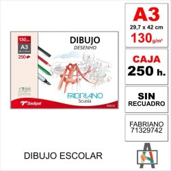 LÁMINA DIBUJO SCUOLA FAB  A3 130G C250H 71329742
