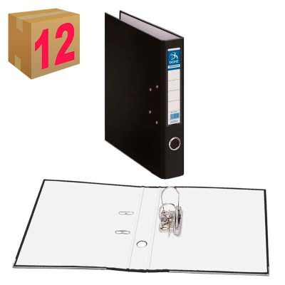 ARCHIVADOR PALANCA DOHE F L/E FORRADO NEGRO C/12