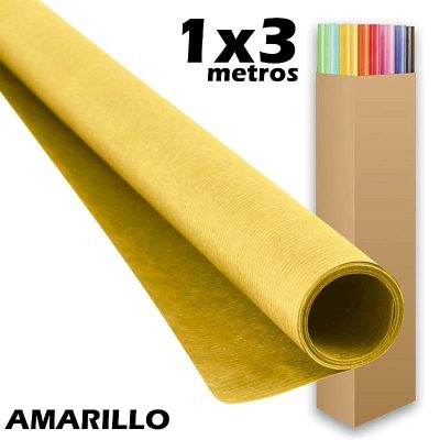 PAPEL KRAFT SADIPAL ROLLO 1X3M AMARILLO