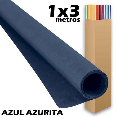 PAPEL KRAFT SADIPAL ROLLO 1X3M AZUL AZURITA