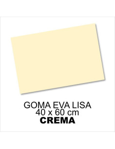 GOMA EVA LISA 40X60CM 2MM CREMA