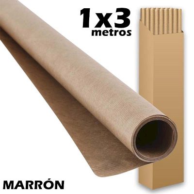 PAPEL KRAFT SADIPAL ROLLO 1X3M MARRON