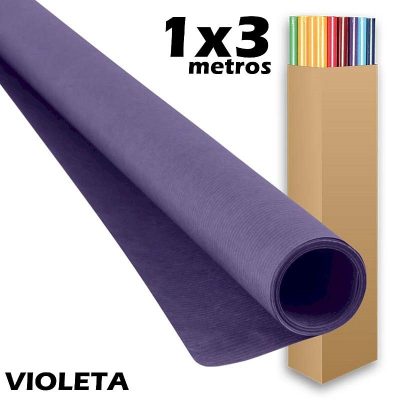 PAPEL KRAFT SADIPAL ROLLO 1X3M VIOLETA