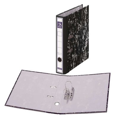 ARCHIVADOR PALANCA DOHE F L/E NEGRO JASPEADO