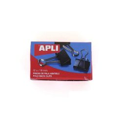 PINZAS ABATIBLES APLI 19MM CAJA 12UD