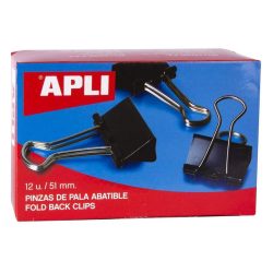 PINZAS ABATIBLES APLI 51MM CAJA 12UD
