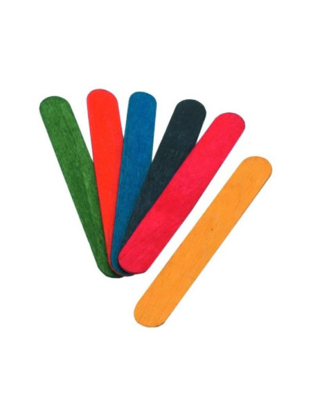 PALOS DE POLO GRANDE 150X17MM COLORES 50 UDS