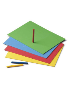 BASE PICADO DE GOMA EVA 20X30 4 COLORES SURTIDOS