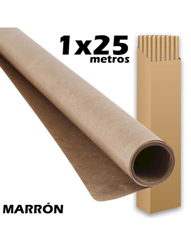 PAPEL KRAFT SADIPAL ROLLO 1X25M MARRON