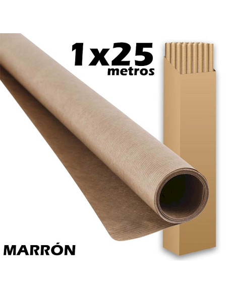 PAPEL KRAFT SADIPAL ROLLO 1X25M MARRON