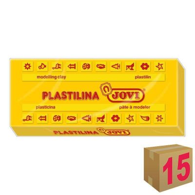 PLASTILINA JOVI ART 71 150GR AMARILLO OSCURO C/15