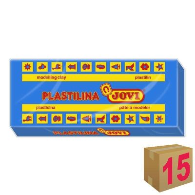 PLASTILINA JOVI ART 71 150GR AZUL OSCURO C/15