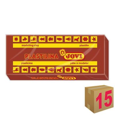 PLASTILINA JOVI ART 71 150GR MARRÓN C/15