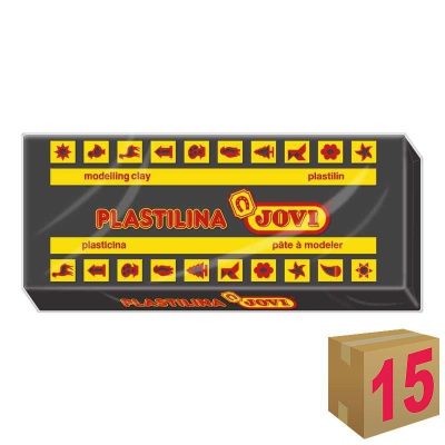 PLASTILINA JOVI ART 71 150GR NEGRO C/15