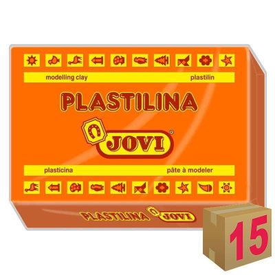 PLASTILINA JOVI ART 72 350GR NARANJA C/15