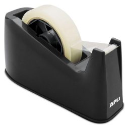 PORTARROLLO CINTA ADHESIVA APLI NEGRO 33/66 13741