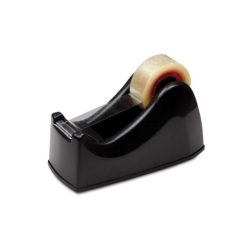 PORTARROLLO CINTA ADHESIVA APLI NEGRO 33 14017