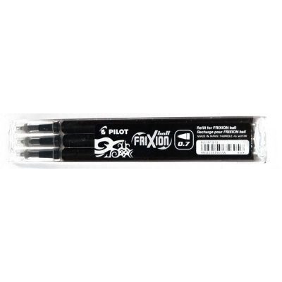RECAMBIO BOLÍGRAFO PILOT FRIXION NEGRO 3UD