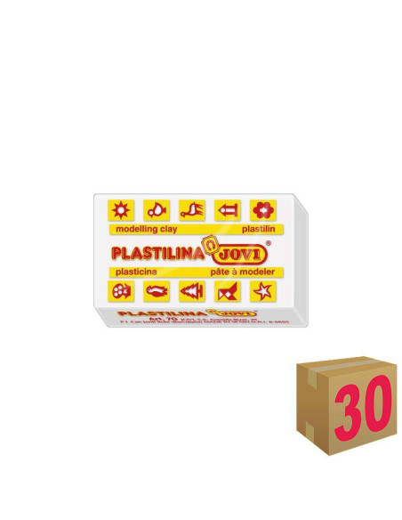 PLASTILINA JOVI ART 70 50GR BLANCO C/30