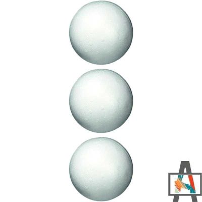 BOLA POLIESTIRENO 7 CM BLÍSTER 3 UD