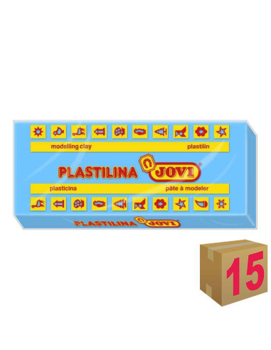 PLASTILINA JOVI ART 71 150GR AZUL CLARO C/15