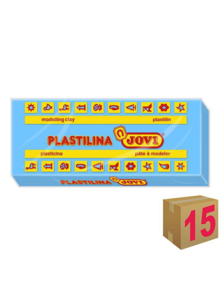 PLASTILINA JOVI ART 71 150GR AZUL CLARO C/15