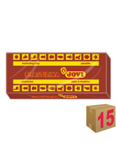 PLASTILINA JOVI ART 71 150GR MARRÓN C/15