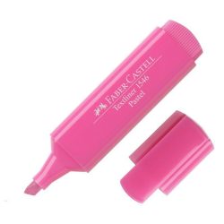 RESALTADOR FABER TEXTLINER 46 PASTEL ROSA