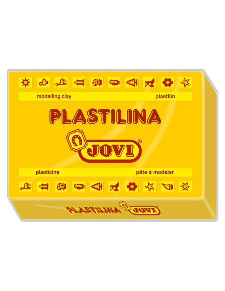 PLASTILINA JOVI ART 72 350GR AMARILLO OSCURO