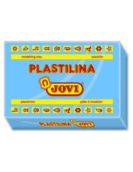 PLASTILINA JOVI ART 72 350GR AZUL CLARO