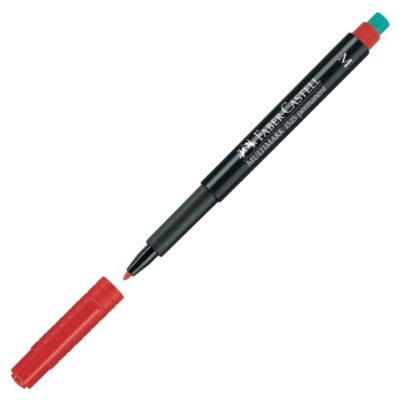 ROTULADOR FABER CASTELL MULTIMARK MEDIO ROJO