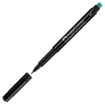 ROTULADOR FABER CASTELL MULTIMARK SUPERFINO NEGRO