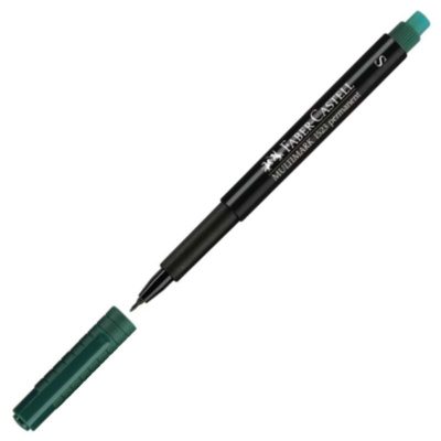 ROTULADOR FABER CASTELL MULTIMARK SUPERFINO VERDE