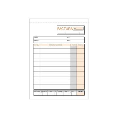 TALONARIO FACTURA LOAN 1/4 NAT  TRIPLE T-65