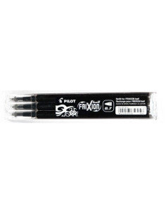 RECAMBIO BOLÍGRAFO PILOT FRIXION NEGRO 3UD