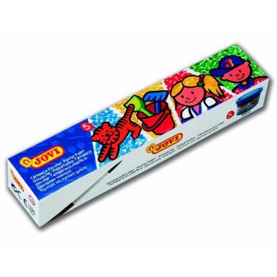 TÉMPERA JOVI ESCOLAR 35ML CAJA 5 COLORES SURTIDOS