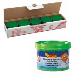 TÉMPERA JOVI ESCOLAR 35ML VERDE MEDIO CAJA 5UN